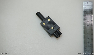 Гнездо сетевое "3 pin" 250v 10a для ноутбуков (3-023)
