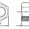 Гайка DIN 934 (М4,0)