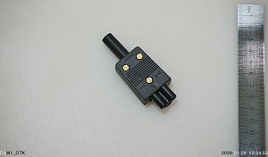 Гнездо сетевое "3 pin" 250v 10a для ноутбуков (3-023)