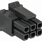 Колодка гнездовая Micro-Fit 3.0 43025-0600 "Molex"