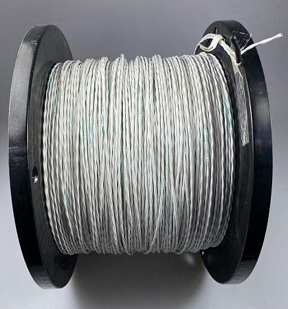 Кабель 55PC1124-24-2/6-9CS2502 Raychem (2х0,2, красный, голуб., Белая оболочка)