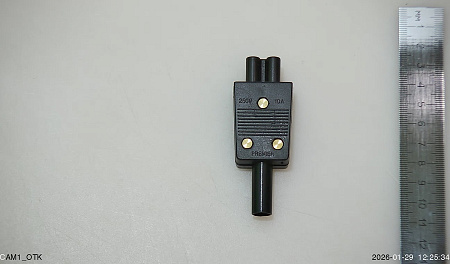 Гнездо сетевое "3 pin" 250v 10a для ноутбуков (3-023)